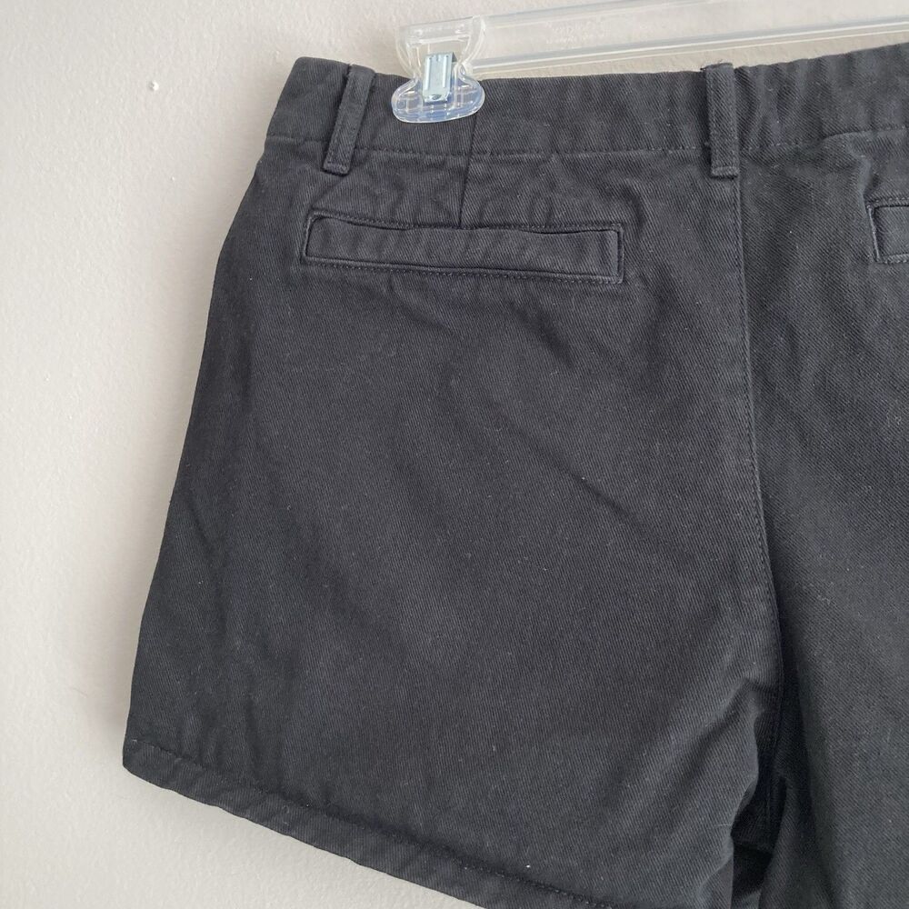 Uniqlo Womens Shorts 29 Waist Black Jean Denim High Waist Boyfriend Classic - Picture 7 of 10